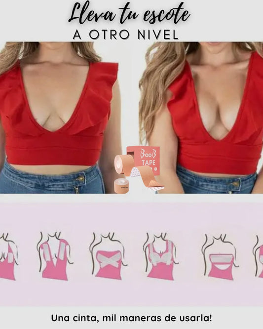 Boob Tape: Lleva tu escote a otro nivel.